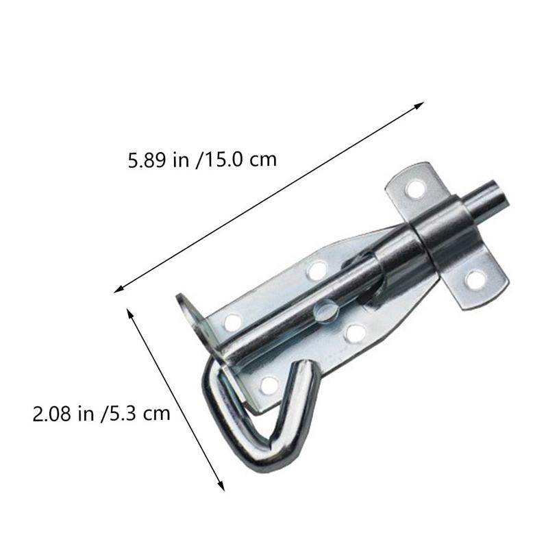 2 Sets Barn Door Window Latch Bolts Window Gate Security Latch Lock With Screws Bolt House Door Bathroom Warehouse Door Buckle