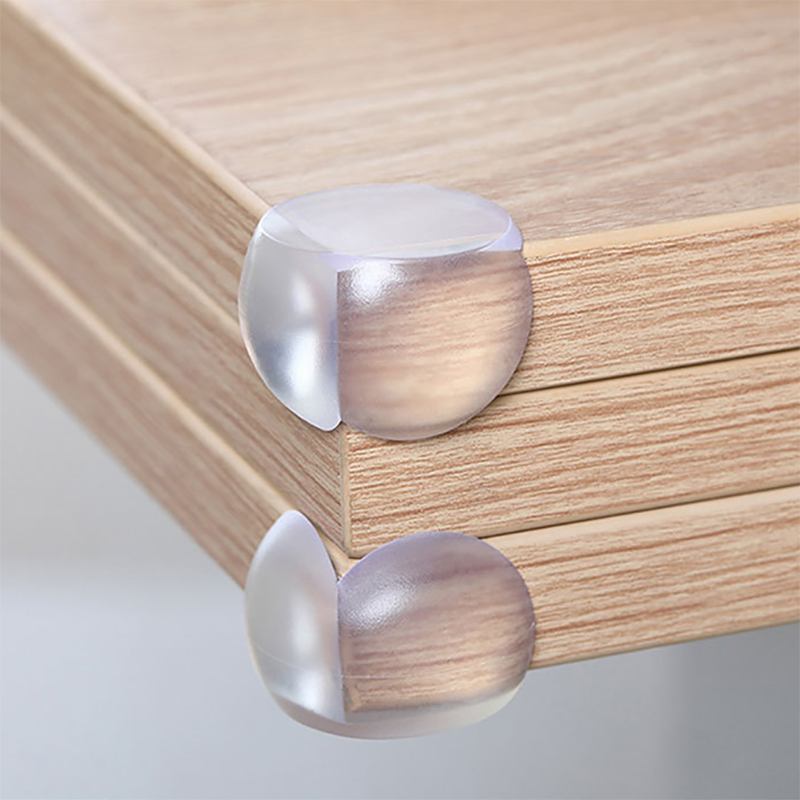 4 sztuk/zestaw niemowlę bezpieczny silikon ochraniacz róg stołu ochrona krawędzi pokrywa dzieci niemowlę Anticollision krawędzi osłony narożników dziecka