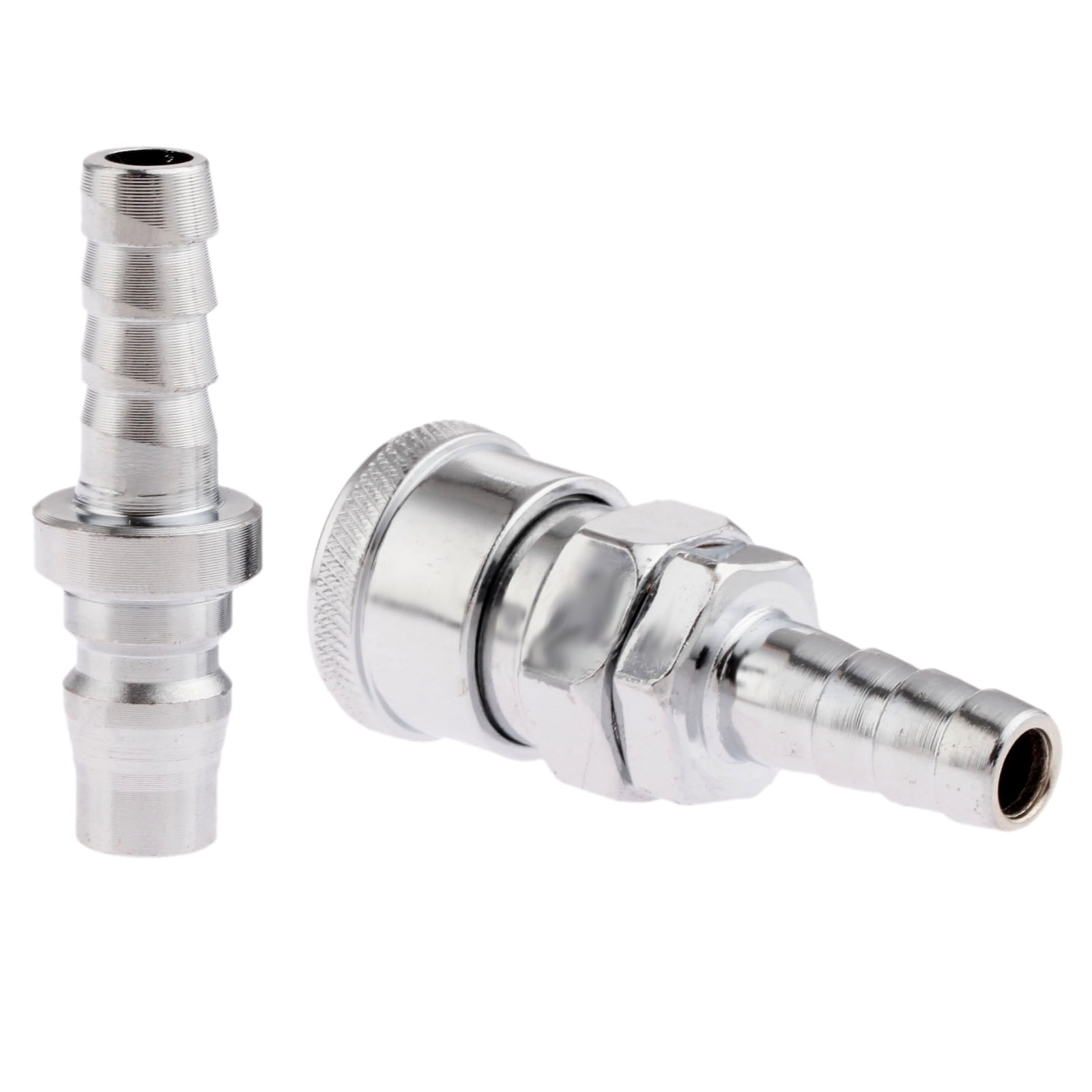 2Pcs Iron Pneumatic Fittings Air Line Hose Compressor Connector Quick Release Coupler Air Line Fittings for 10mm Hose SH30 PH30