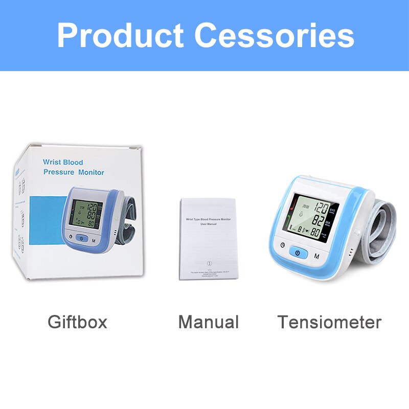 Professionelle Automatische Manschette Tensiometer Tonometer Blutdruck Monitor Haushalts Bp Maschine Für Messung