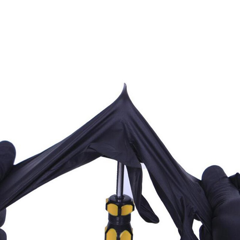 10-100Pcs Nitril Handschoenen Zwart Food Grade Waterdichte Allergie Gratis Keuken/Rubber/Wassen/Werkhandschoenen wegwerp Latex Handschoenen Volwassen