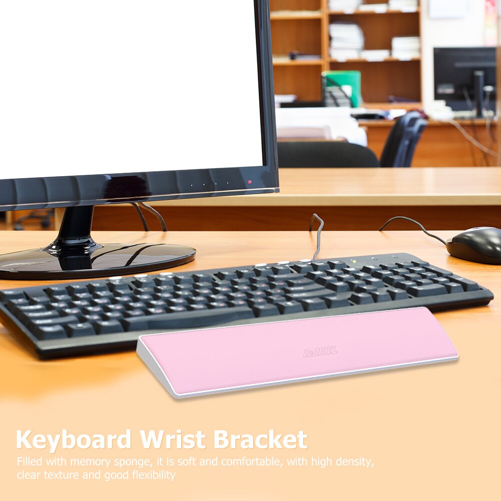 Keyboard Wrist Rest Pad Memory Foam Hand Support Pillow for Office Gaming for PC Computer Gaming Keyboard Raised Platform Hands