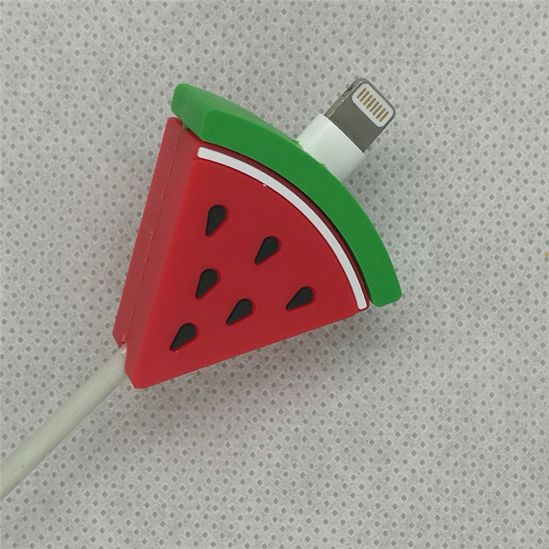 Protecteur de câble pour Iphone, morsure de protection de câble, usb Fruit pastèque, connecteur de téléphone portable, accessoire, directe, jouet: D9