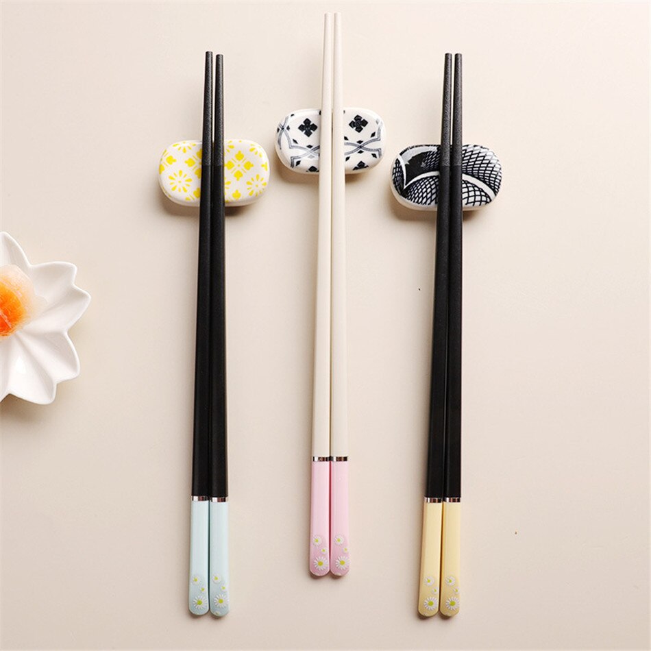 Japanese Style Household Chopsticks Color Antibacterial Alloy Chopsticks Non-mold Nail Chopsticks Tableware