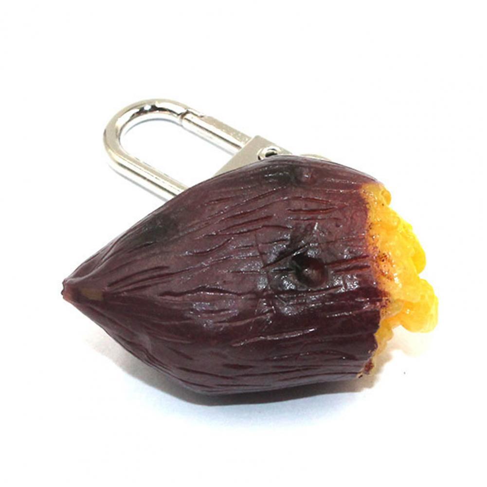 Simulation coréenne de patate douce rôti porte-clés porte-clés pendentif sac décor
