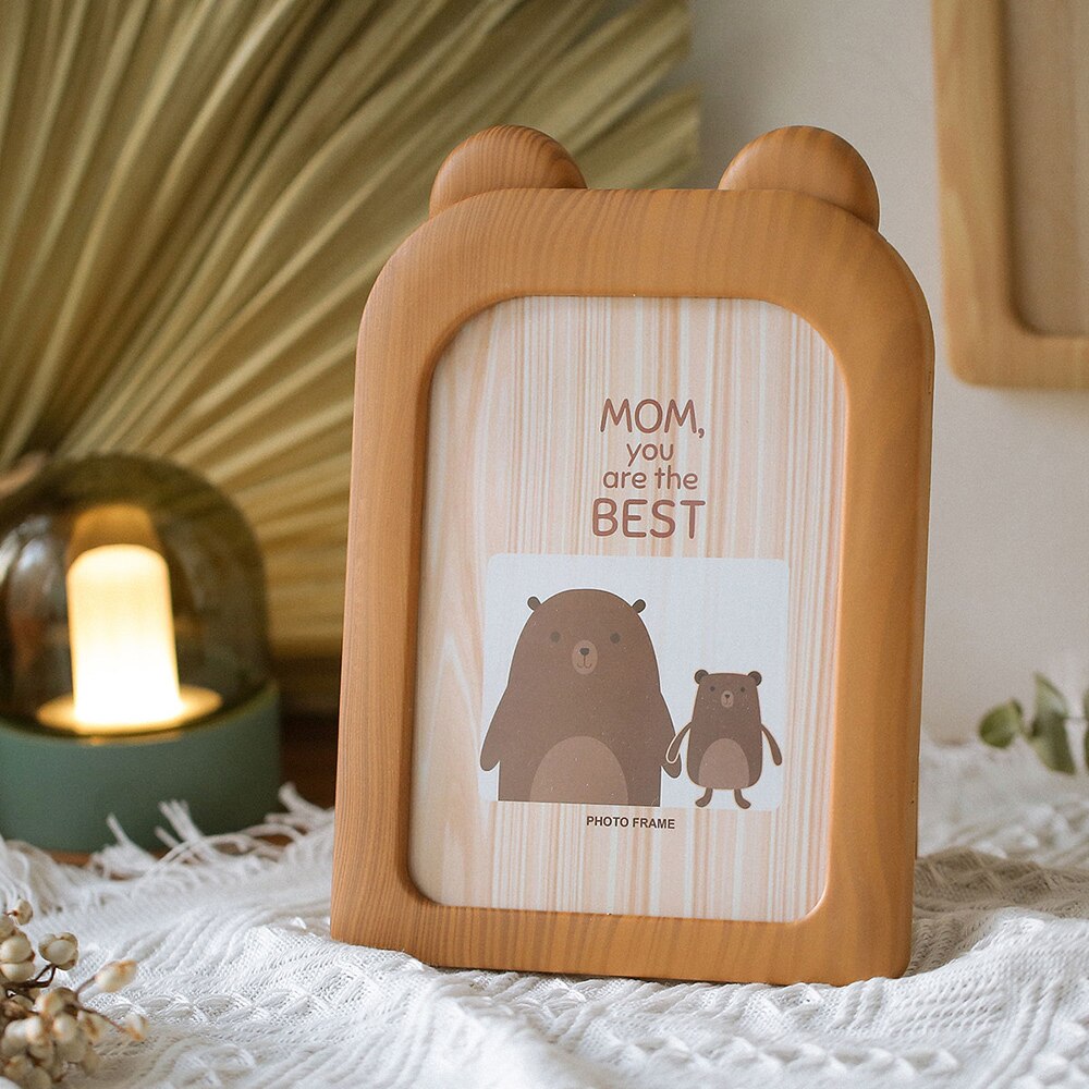 lovely cute glass Frame 7.5 inches Korean style desk Picture Photo Frames for Wall picture frames wall photo frame home decor