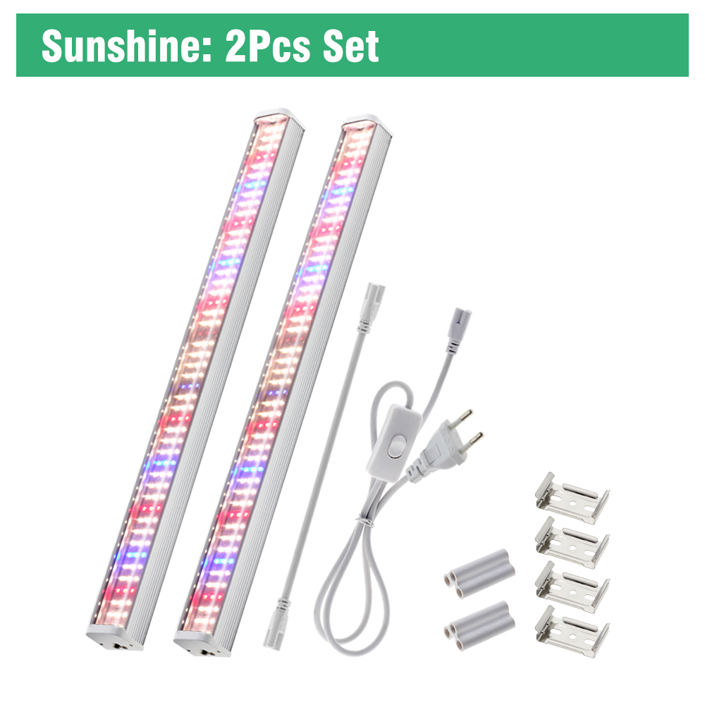 Luz LED de cultivo de espectro completo para plantas de invernadero 4000K AC100V 265V IP65 resistente al agua para flores vegetales: Bronze