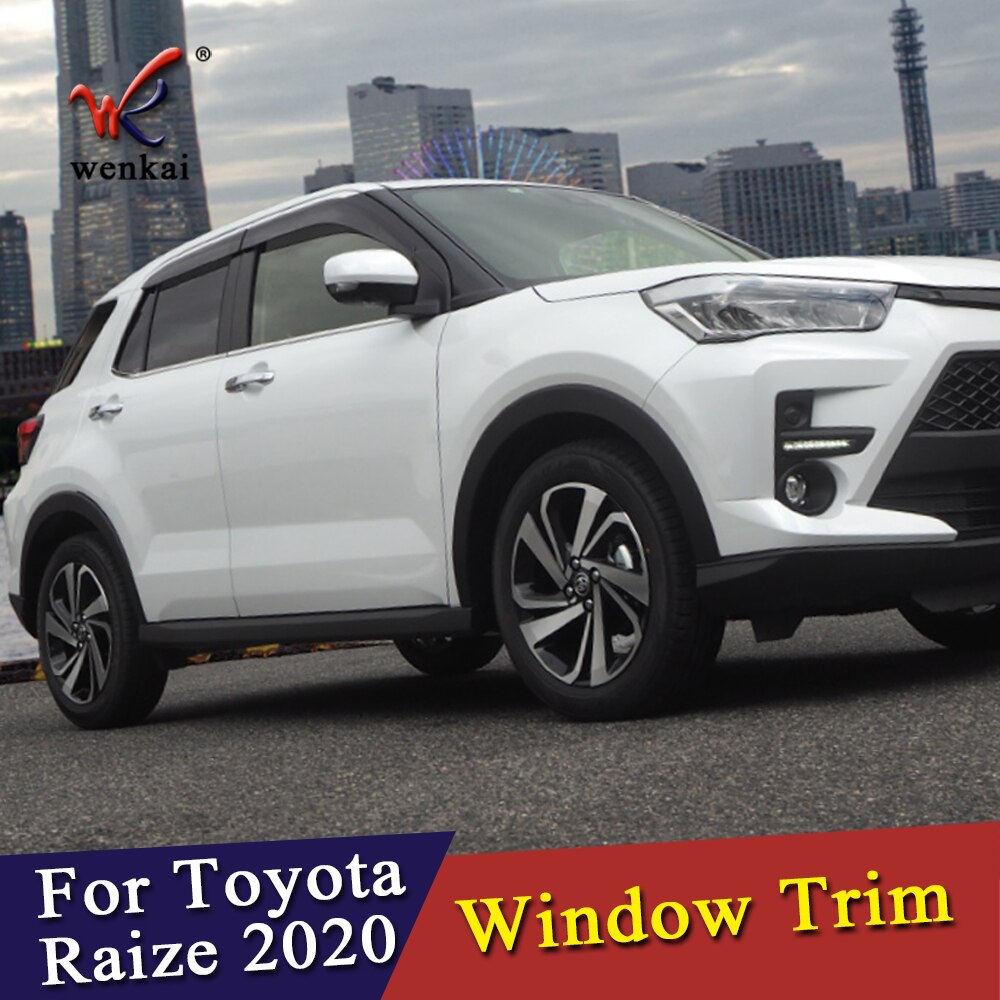 Stainless Steel Bottom Window SIll Trim For Toyota Raize Car Accessories Stainless Steel Bottom Window SIll Trim