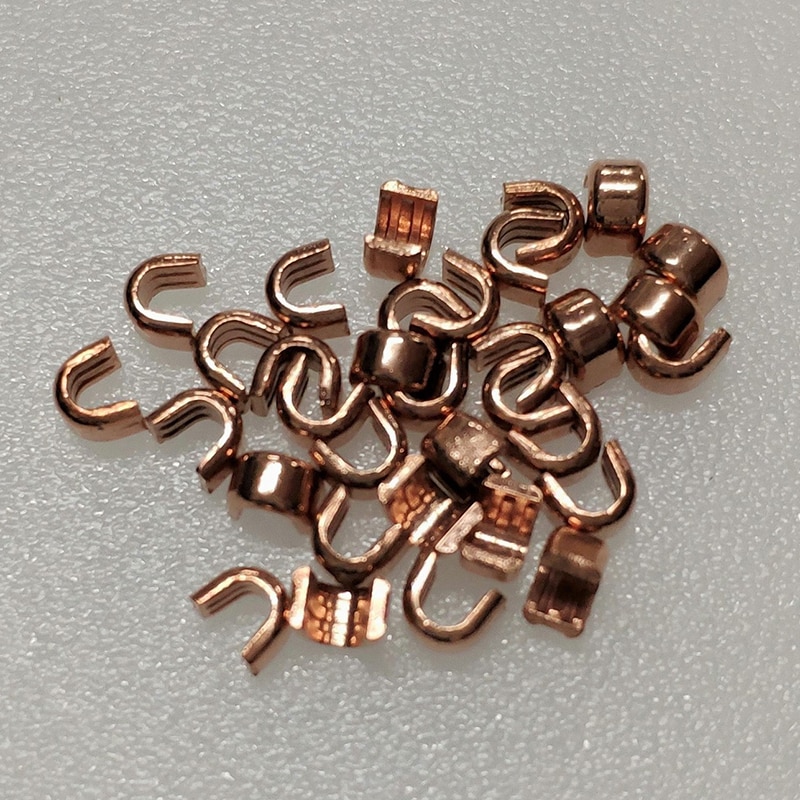 260 stks/pak 5 # U Vormige Metalen Rits Stopper Top Stop Bodem Reparatie Kits DIY Rits Naaien Accessoires