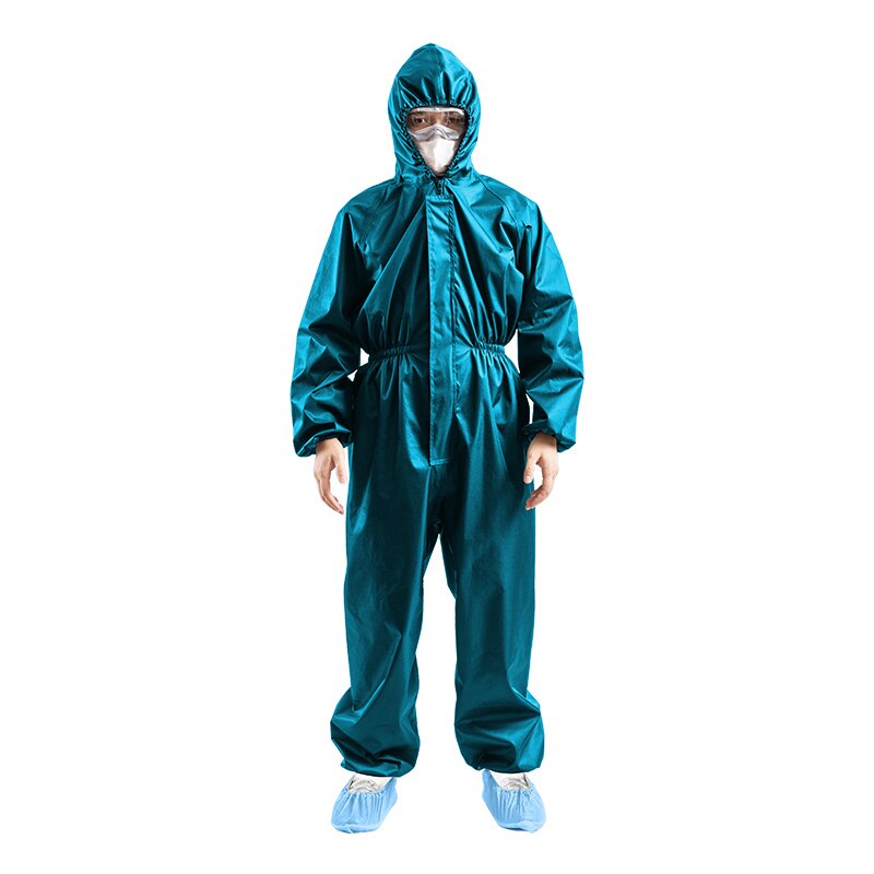 Anti-säure und Alkali-beweis Overalls, Männer der Öl-proof Spray Farbe Anzug, staub-proof Overalls, Industrielle Schutz Kleidung: green / XXL