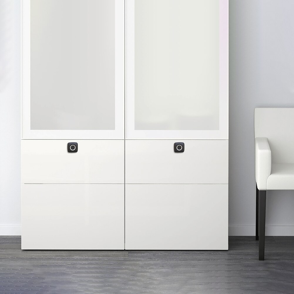 ABS Fingerprint Cabinet Lock Biometric Keyless Battery Powered Mini Intelligent Sensitive Children Safety Security Anti Theft