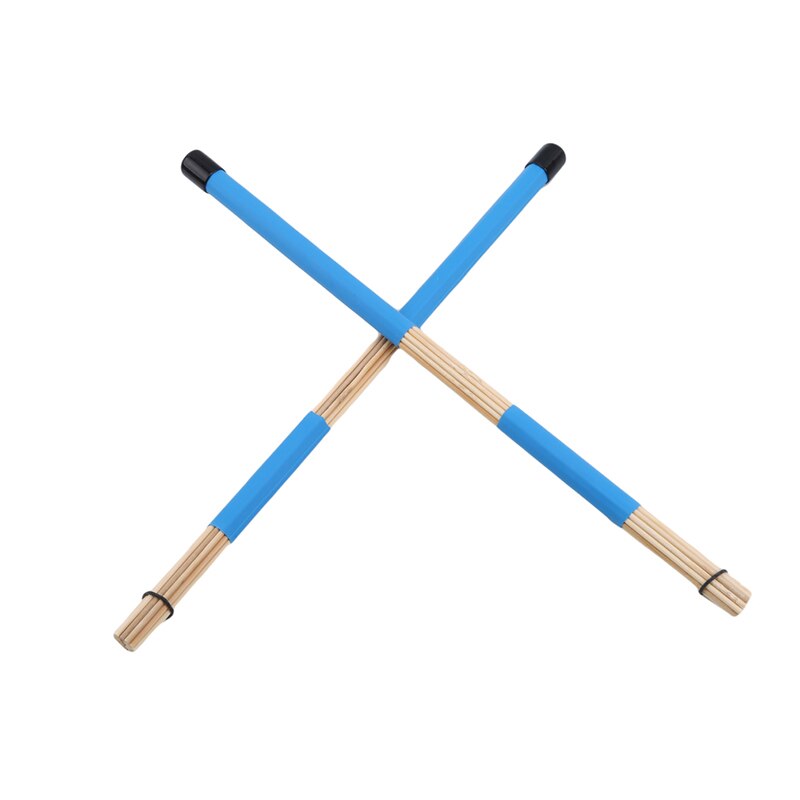 A1 Paar Drum Sticks Classic Maple Wood Drumsticks Set 1 Paar Drum Draad Borstels Intrekbare Drum Stok Borstel