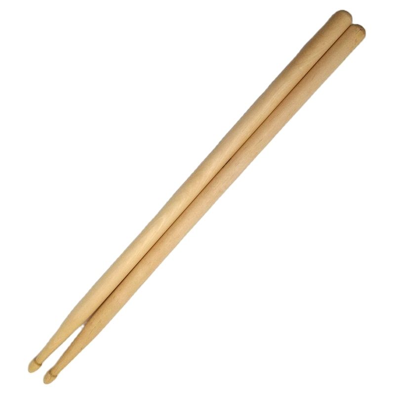 Baquetas para batería de buena , 1 par, 2B, Banda de Música, Color madera: 5B maple