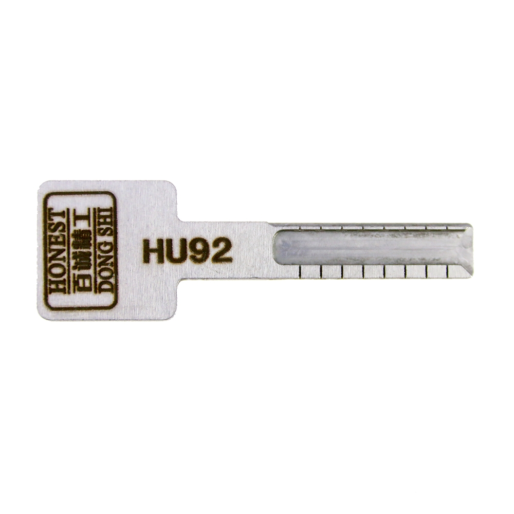 Hu92 låsesmed bilnøgle forme til nøgle støbning bil nøgle profil modellering og nøgle kopiering