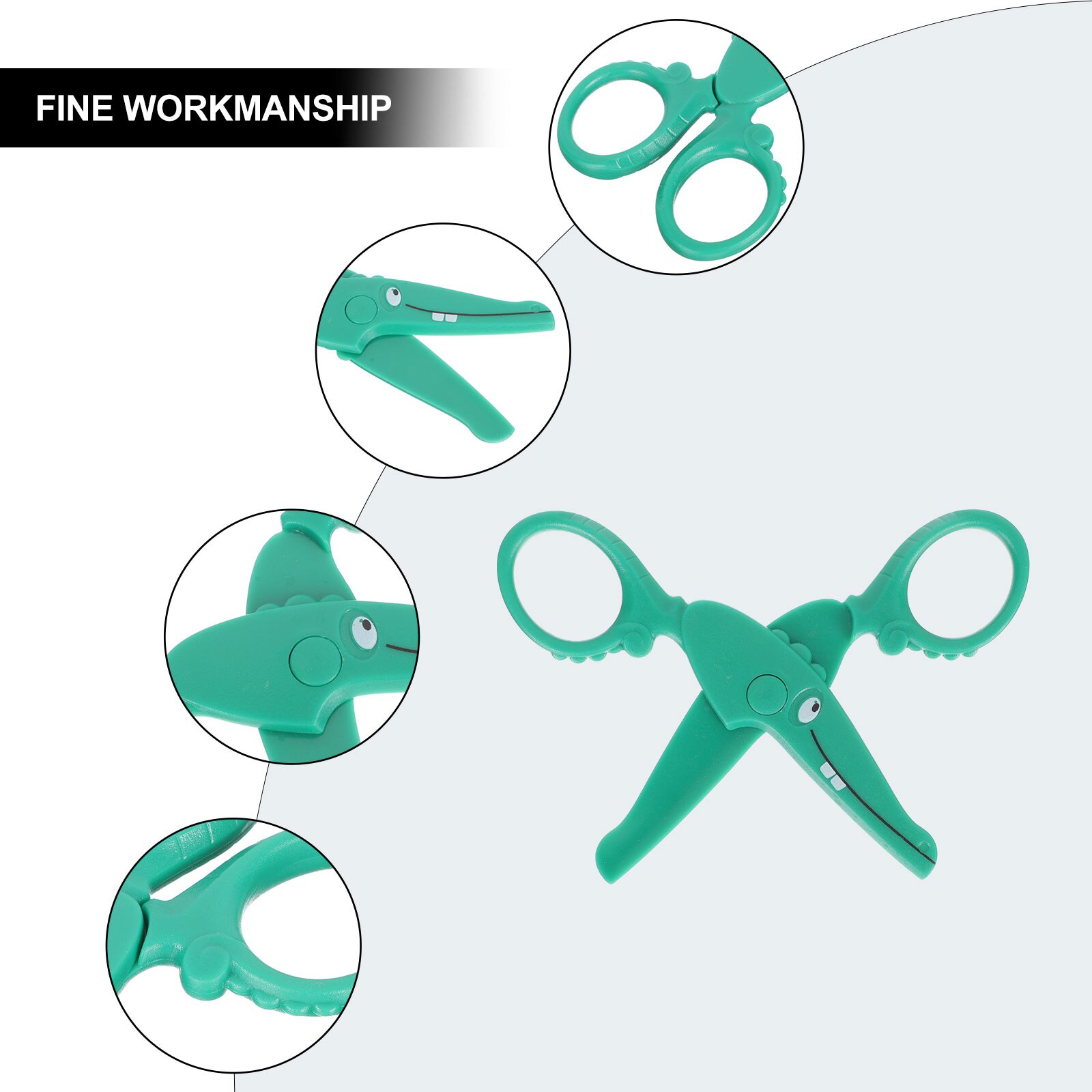 Kids DIY Scissor School Student Scissor Kindergarten Craft Making Scissor