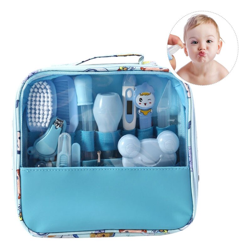 Bambino appena nato Salute E Bellezza Kit Bambini Attrezzi Strigliatura E Tolettatura Set Termometro Clipper Scissor Prodotti Da Bagno Del Capretto Per i bambini