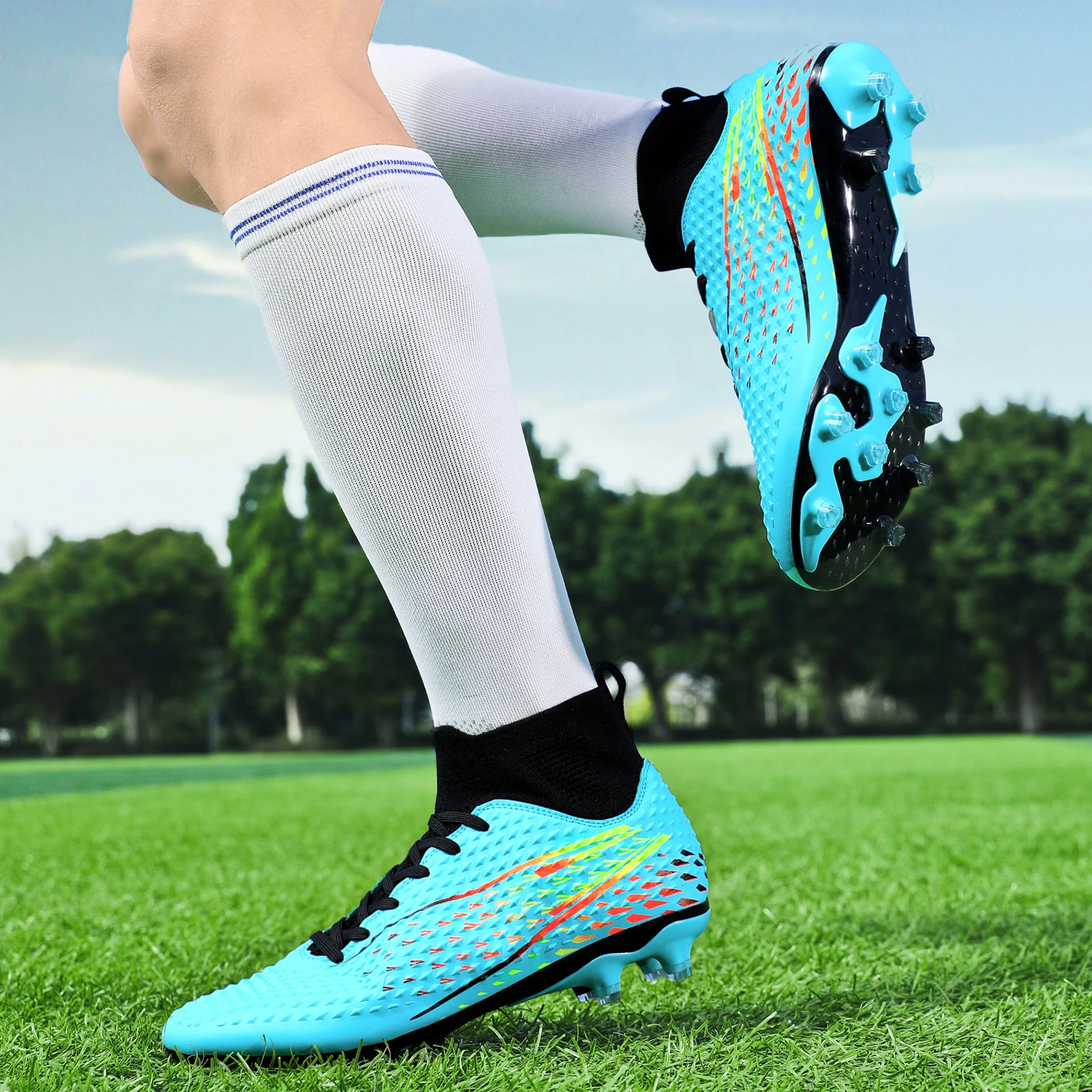 Voetbalschoenen voor heren Casual voetbalschoenen Volwassenen Professioneel voetbal Tiener Antislip buitensportschoenen Nieuw