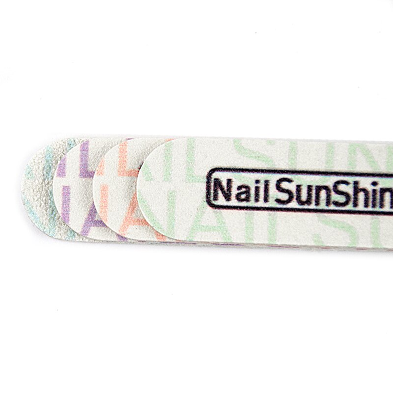 8 Stks/partij Professionele Nagelvijlen 100/120/150/180/240 Nagels Bestand Dubbele Kanten Schuren Buffing Block Tips Nail Gereedschap