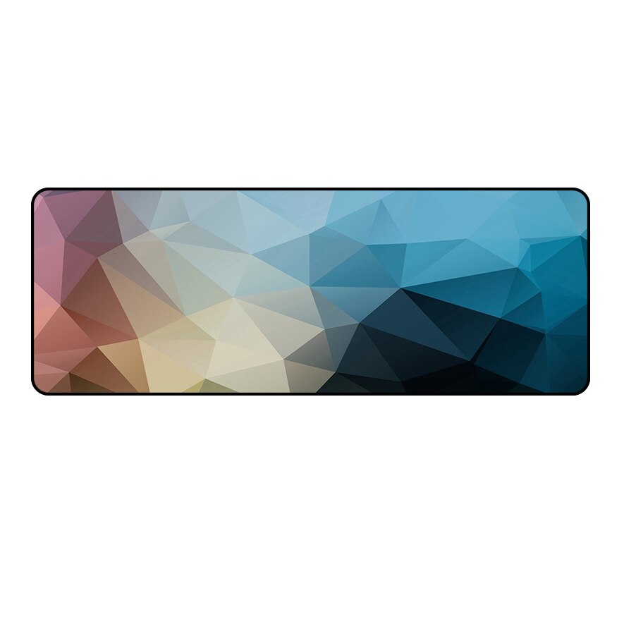 Custom Speed MousePad 800x300 Large Mouse Pad Rubber Gaming Keyboard Pad Otaku XL Gamer Office Laptop Computer Desk Mat: Dark Blue