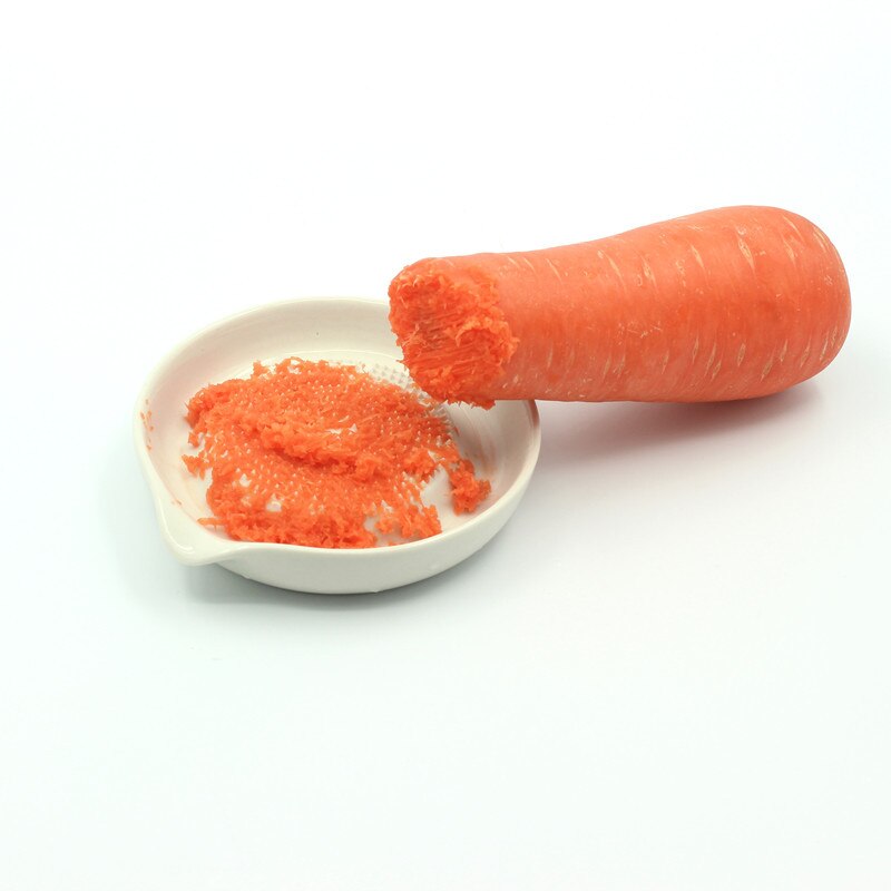 Plato rallador de ajo de cerámica para comida asistida de bebé, plato de molienda de cerámica para fruta, herramientas de máquina de cocina para bebé, plato para machacar