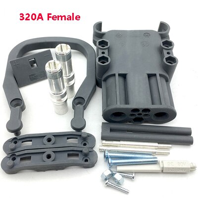 80A/160A/320A RE-MA Battery Connectors 150V Forklift Male female Connector High-Power Charging Industrial Plug For pallet trucks: 320A Female plug