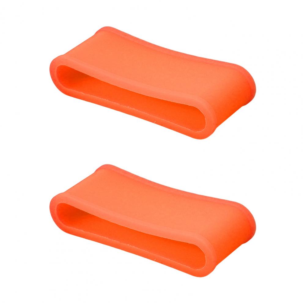 2Pcs Overgrip Pickleball Paddle Grip Band Elastic Badminton Table Tennis Racket Overgrip Handle Anti-slip Ring: ROSE RED