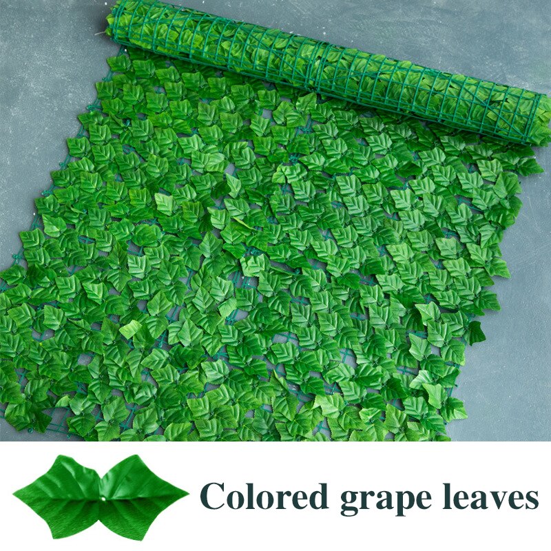 Clôture à feuilles artificielles 1m x 3m, panneau de Protection UV pour aménagement paysager de la maison, jardin, arrière-cour, balcon, nouveauté 2022