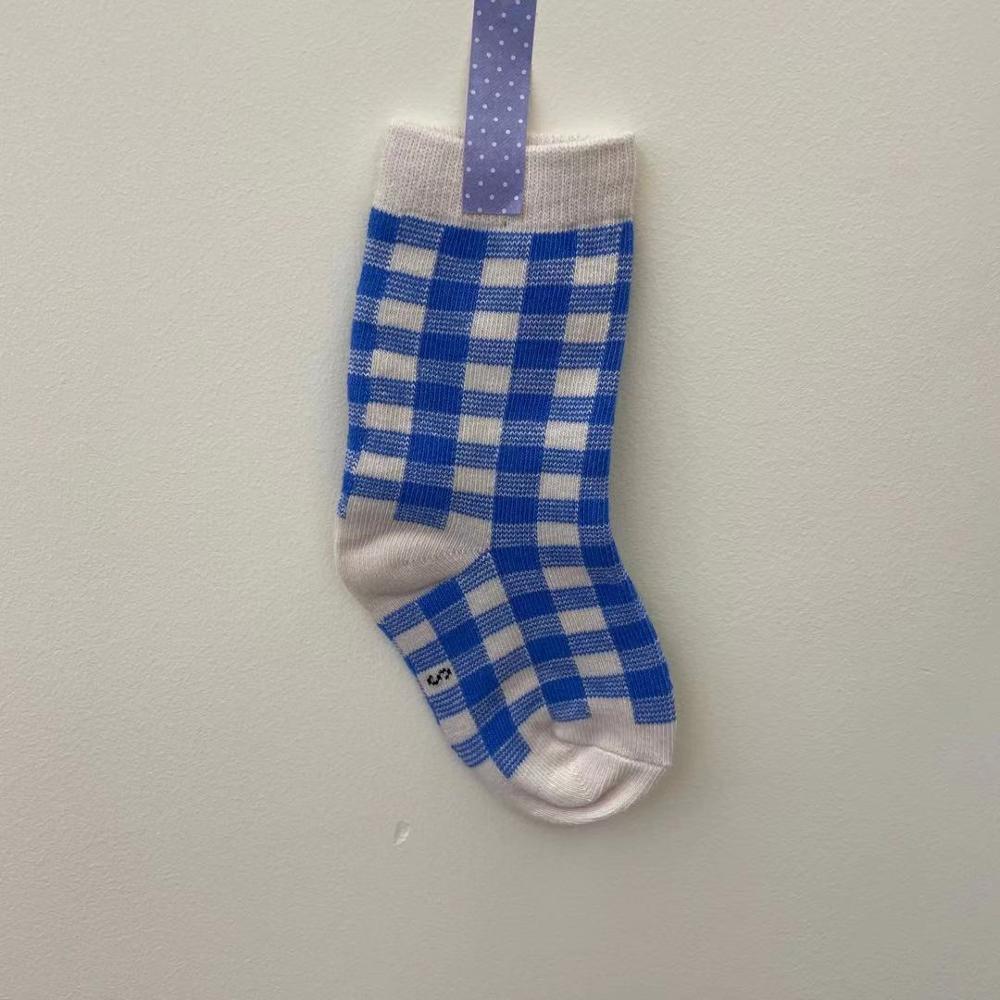 Milangel-Calcetines geométricos para bebés, medias de longitud media, 5 par/lote
