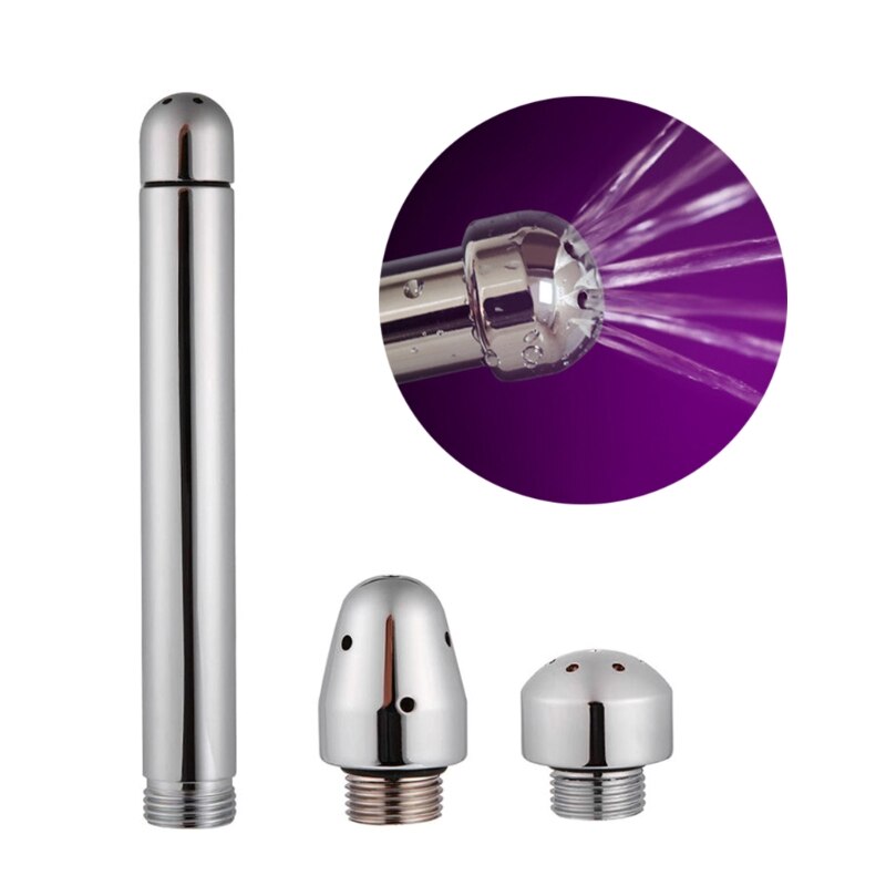 Lavage de lavement à coude droit, Long Tube en alliage d'aluminium