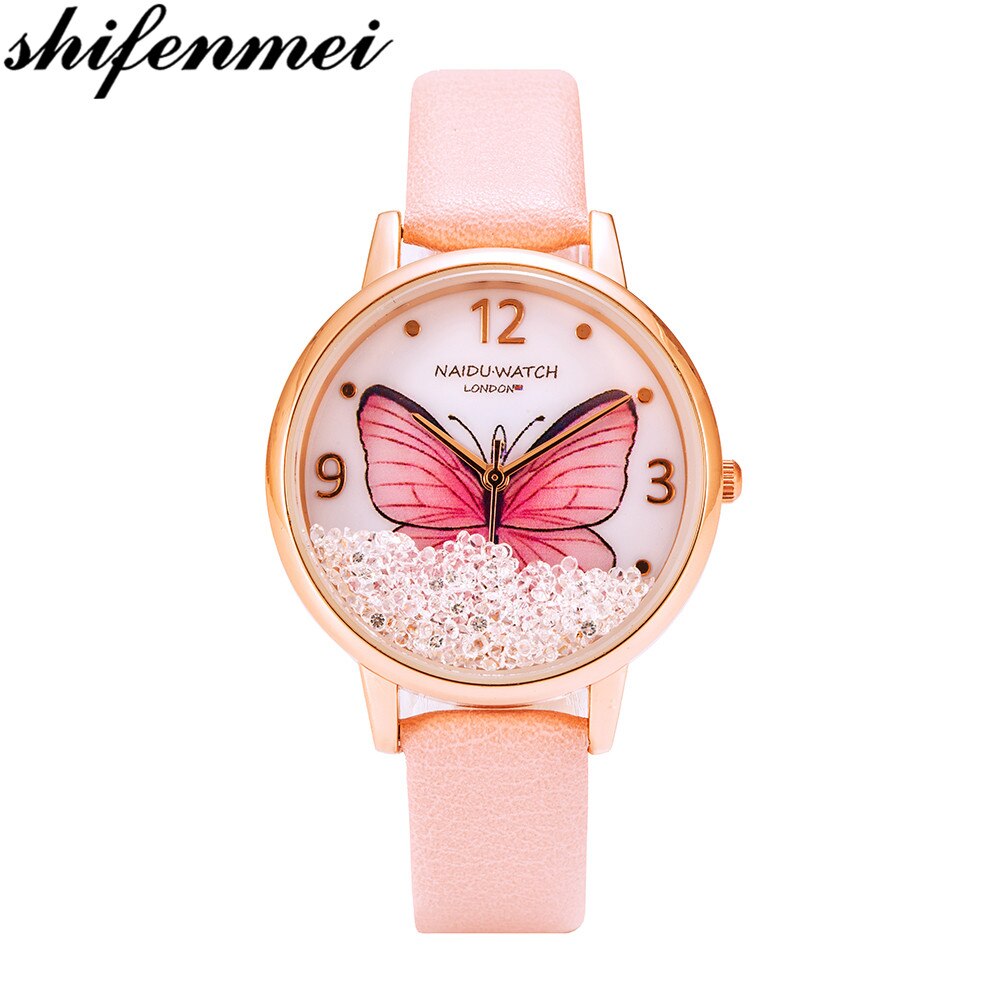 Shifenmei dameshorloge roségoud dames mesh riem ultradunne montre femme relojes para mujer luxe polshorloges: S1117-5