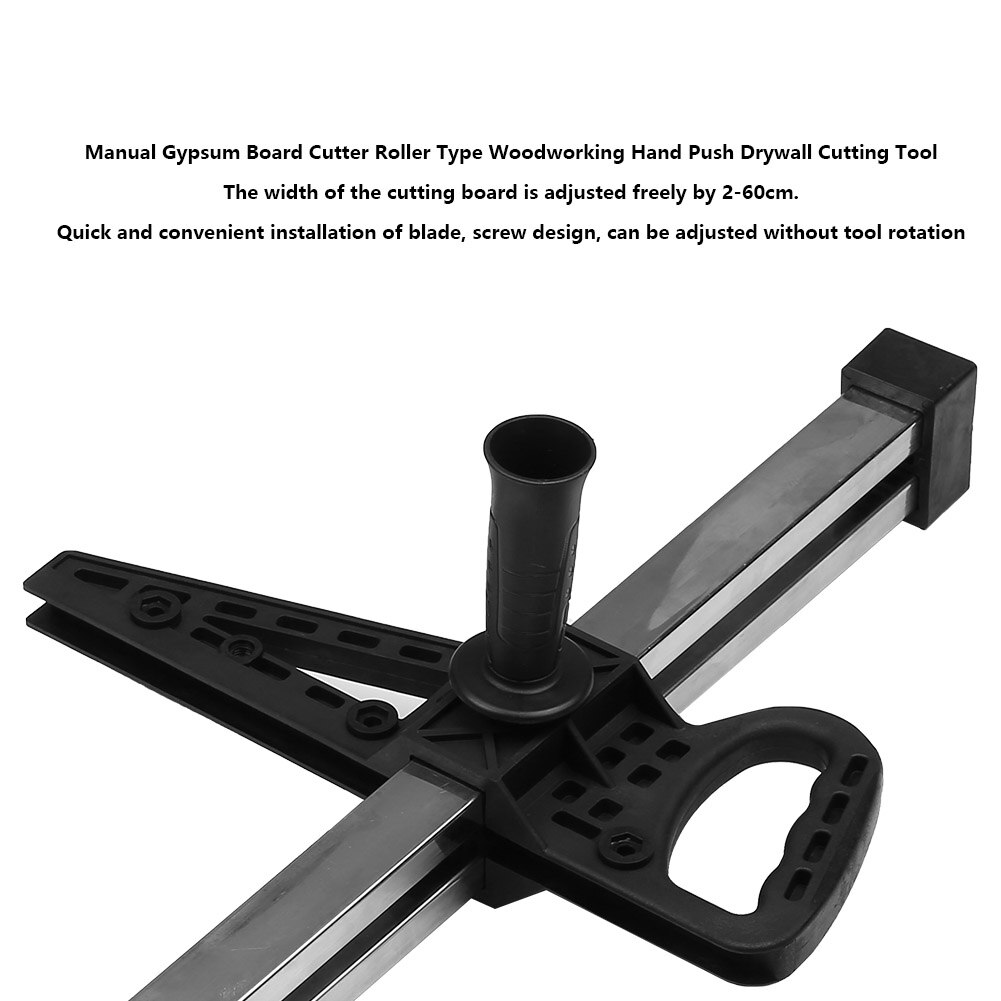 Woodworking Hand Push Cutting Tool Adjustable Manual Gypsum Board Cutter