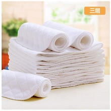 10 stks baby 100% cotton mircrofiber nappy liner herbruikbare wasbare baby nappy luier liners doek nappy luier inserts
