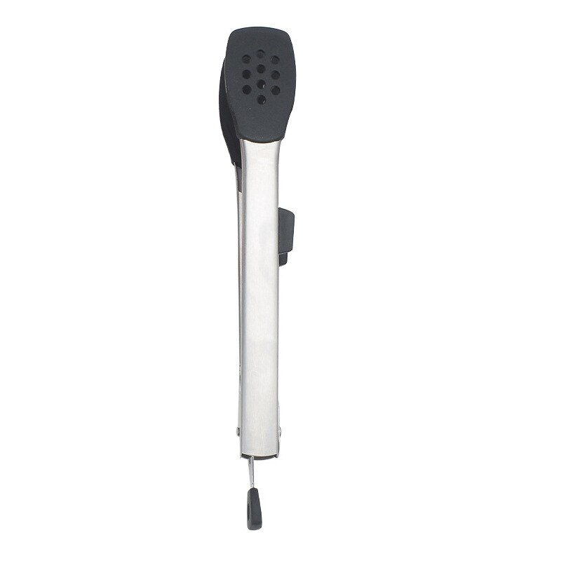 Heat Resistance Kitchen Tong Stainless Steel Food Tongs with Silicone Tips Kitchen Tongs for Cooking: 4