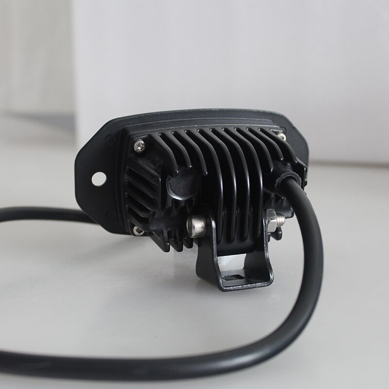 Bil led arbeidslys flush mount pods lampe led bar flomstråle 6000k coche moto truck drl belysning kjøre arbeidslys