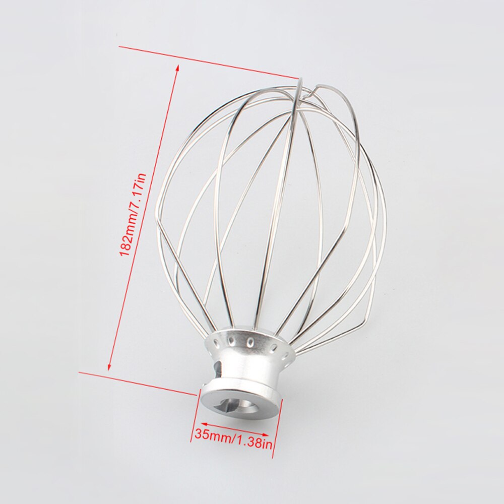 5-draht Peitsche Schneebesen Schläger Stehen Mischer Befestigung Teile K5AWW Für KitchenAid 7K5 9KSM5 K4SS K5 KDM5 KG25H KSM6573 KSMC50