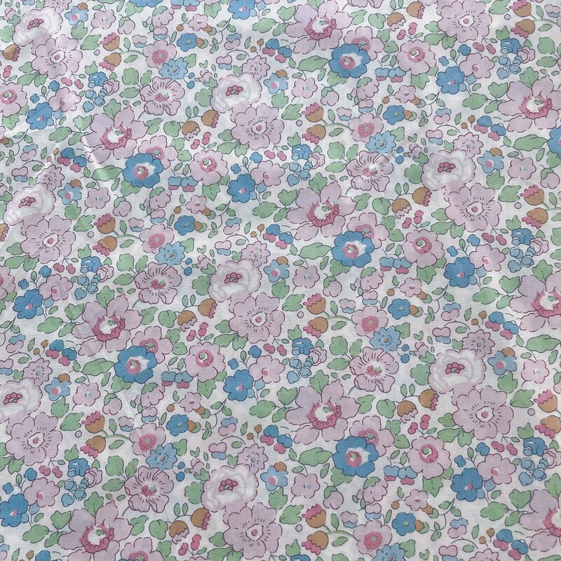 Betsy 80s japan begrænset tissun liberty bomuld poplin stof til børn baby syning stof kjoler nederdel diy meter stof