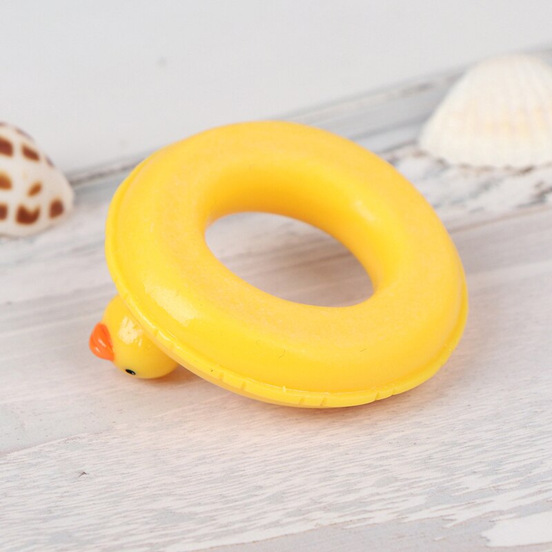 Resin 1/12 Doll House Miniature Resin Duck Swim Rings Swimming Laps Lifebelt Bathroom Pool Accessories