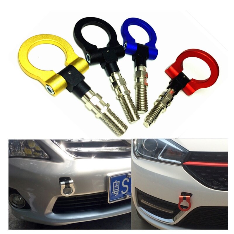 Towing Bars Aluminum Alloy Modified Front Bumper Universal Trailer Hook Round Trailer Pull Ring 2020NEW Accessories