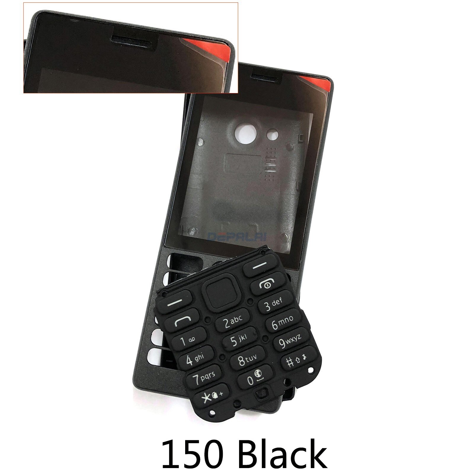 Housing For Nokia 150 Case 216 DS RM-1187 Mobile Phone Cover Case Keypad: Rose