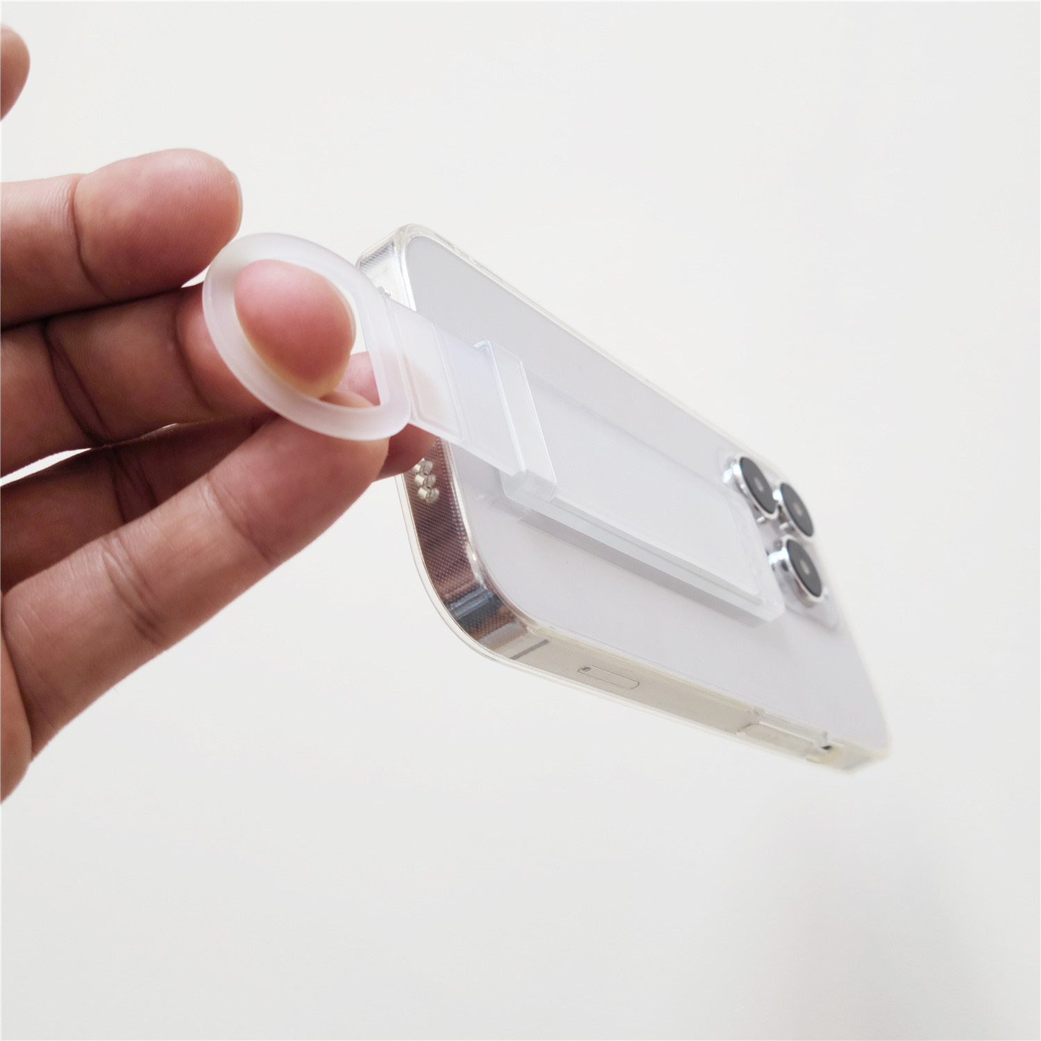 Riem Band Vinger Houder Voor Mobiele Telefoon Universele Bureau Beugel Zelfklevende Sticker Telescopische Sling Hang Handgreep