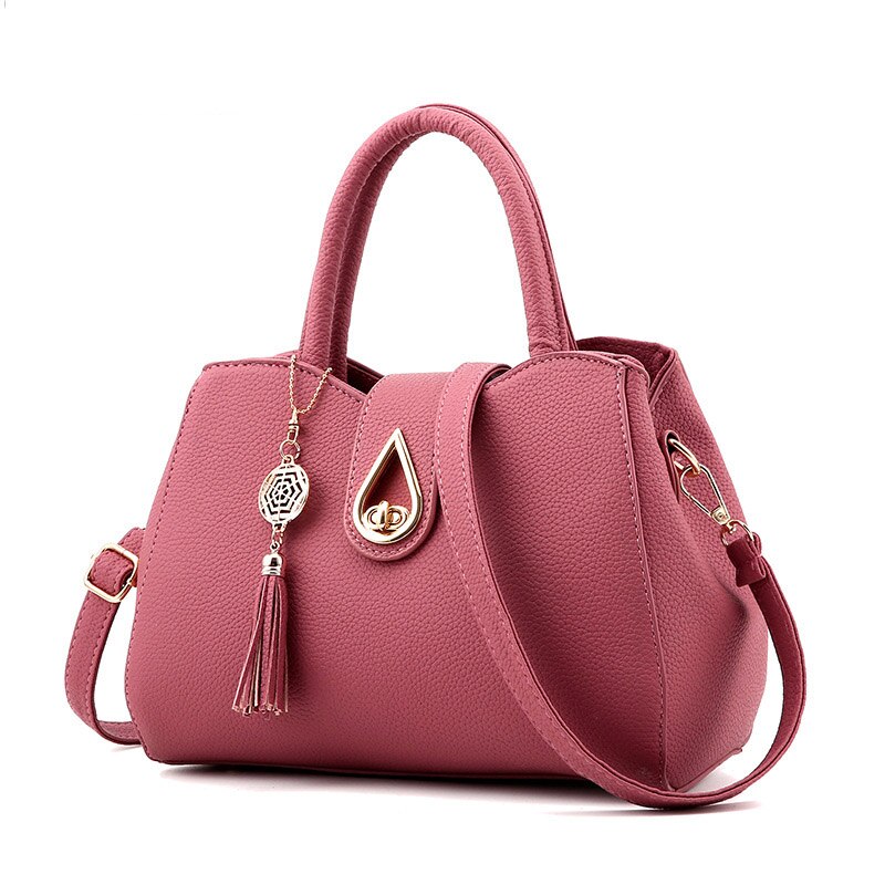 Bolsos de para mujer, bandolera de hombro con solapa de cuero PU, bolsillo para teléfono móvil, bolsillo interior con ranura: Sandía roja