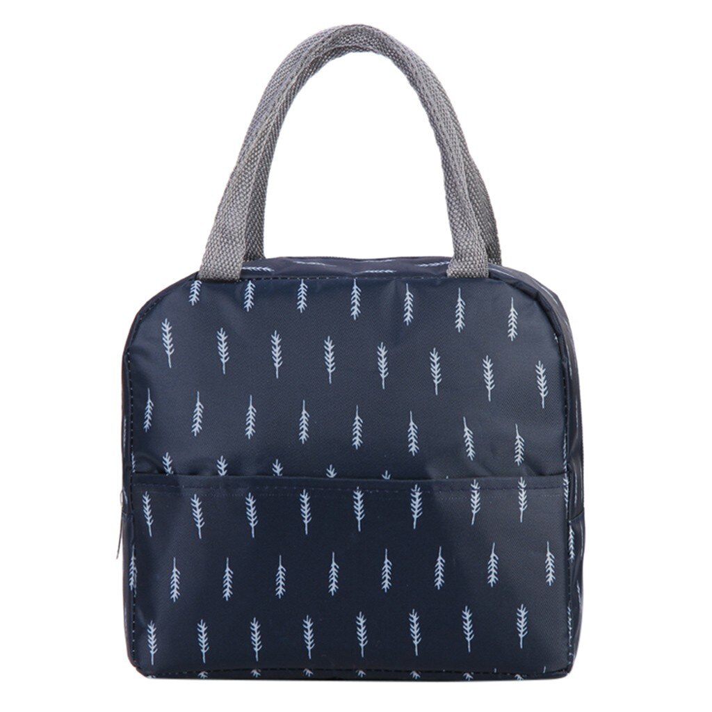 Simple Style Large Capacity Waterproof Oxford Lunch Bag Outdoor Picnic Bag high capacity Oxford humanized Lunch package: K
