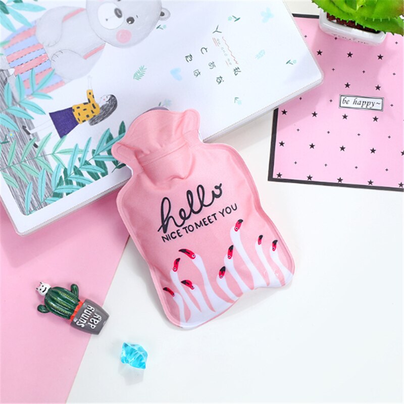 Winter Warm Injection Water Bottle Cute Cartoon Hand Warmer Water Bottle Student Dormitory Warm Baby Wärmflasche: small group of head
