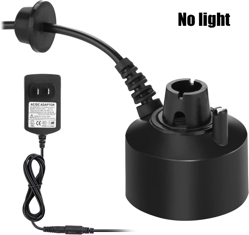 Brumisateur électrique à 12 led, brumisateur, fontaine d'eau, Machine à brouillard d'étang, atomiseur ultrasonique, humidificateur d'air avec protection contre les éclaboussures: XL / WHITE