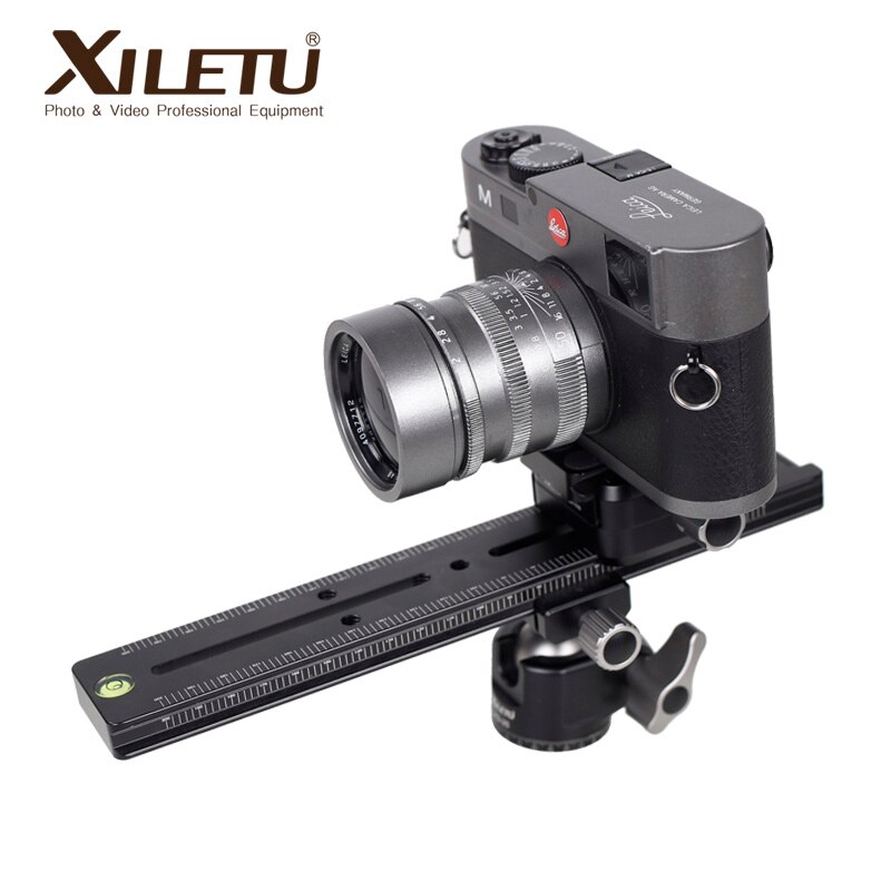 XILETU Kit di piastre a sgancio rapido allungato da 240mm guida a treppiede scorrevole Nodal guida universale multifunzione