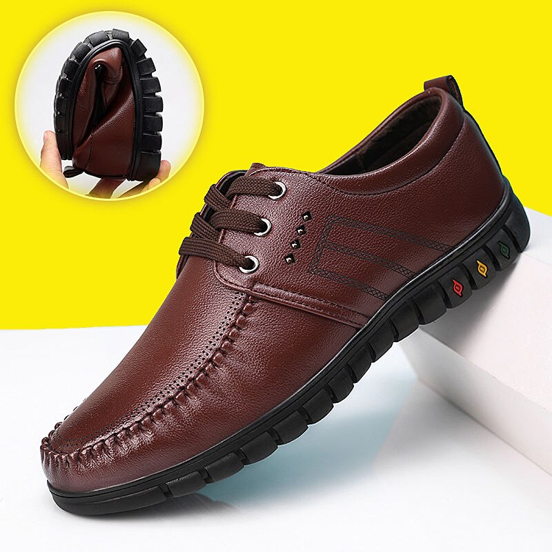 Acebuy 2 heren trouwschoenen heren zakelijke casual schoenen herenschoenen zachte zool platte schoenen