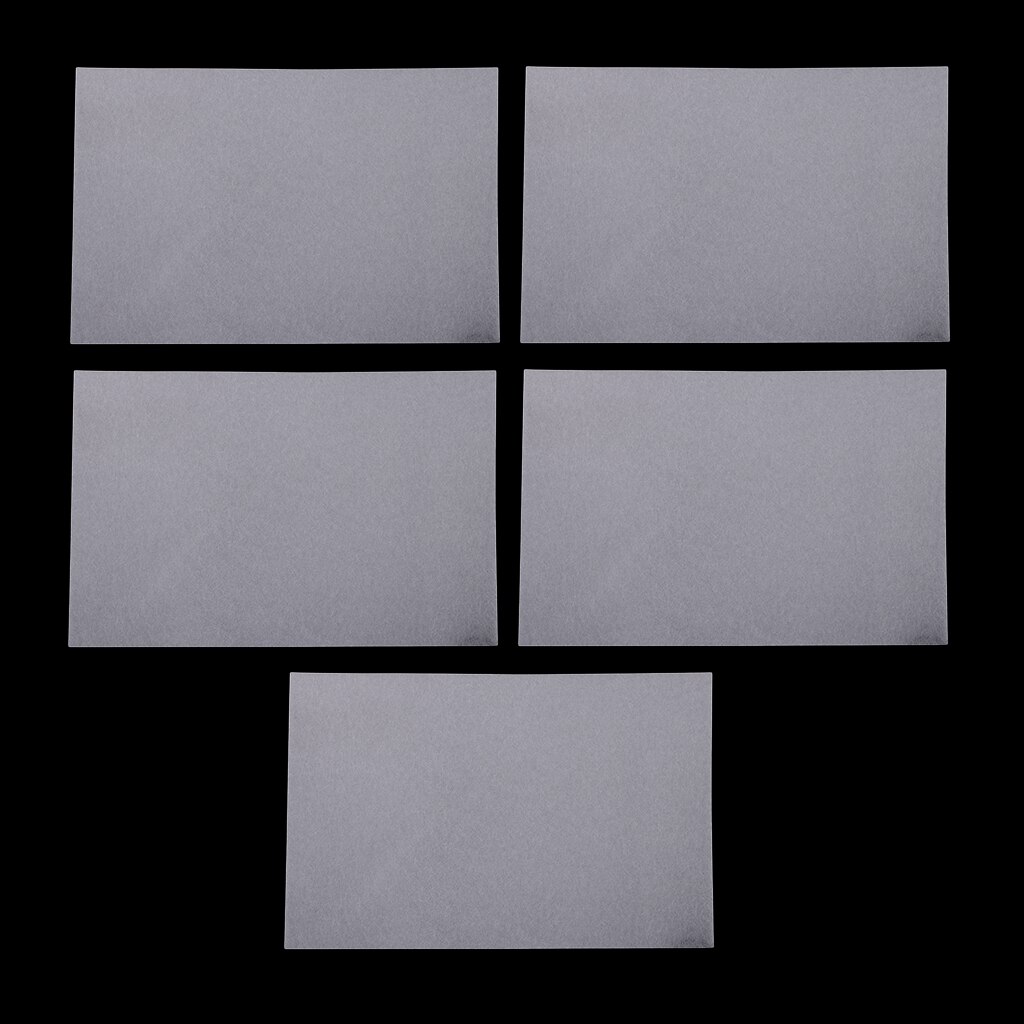 5x Clear Shrink Paper Sheets For DIY Drawing Crafts Jewelry Making