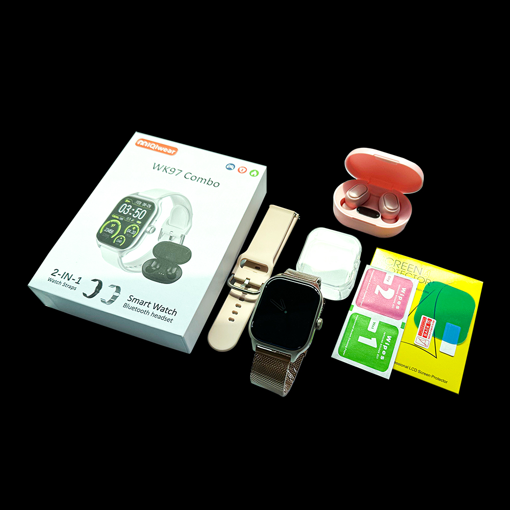 Nouvelle montre intelligente 2,3 pouces Bluetooth appel activité tracker montre intelligente pour hommes et femmes sommeil montre de détection de fréquence cardiaque: Kaki