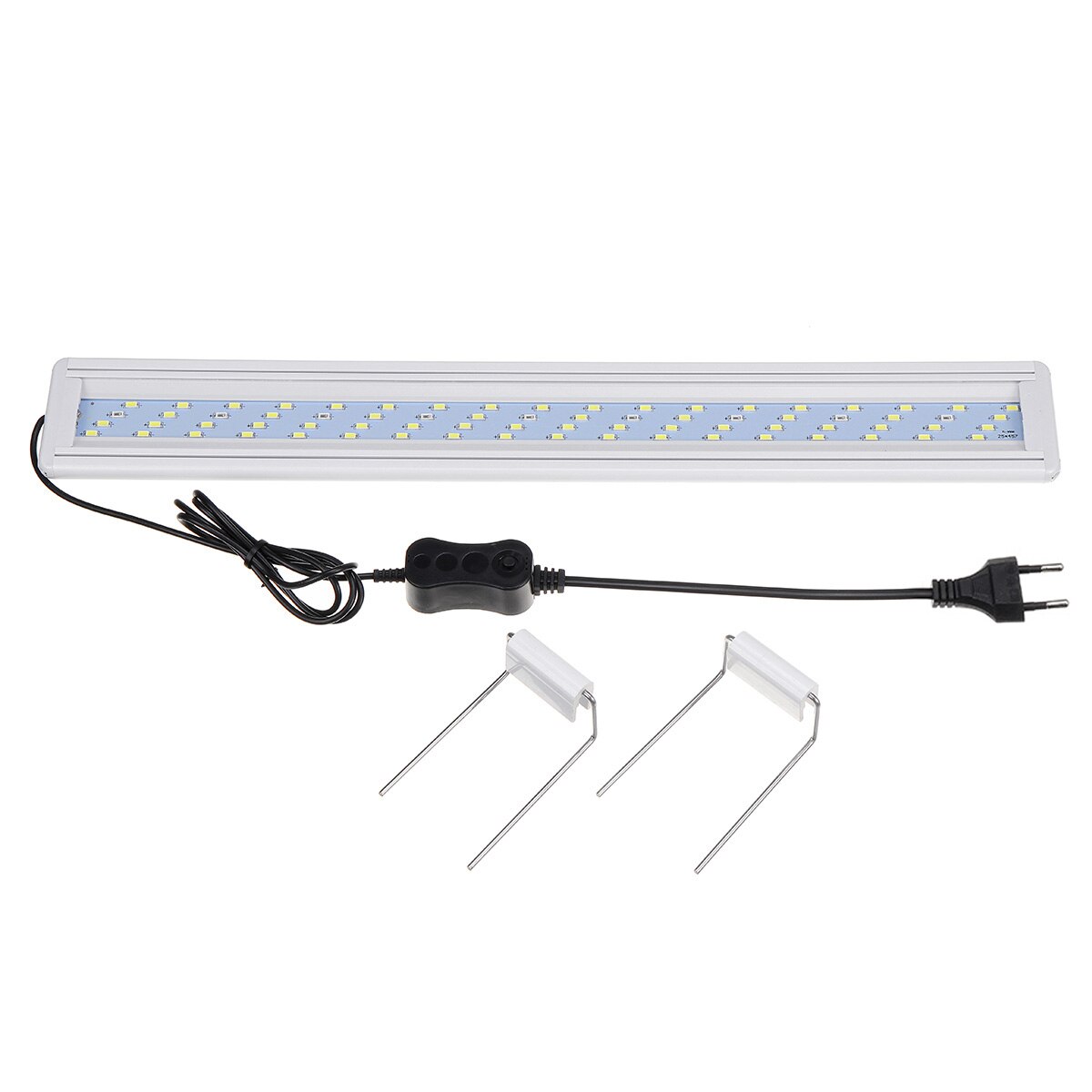 Fish Tank Lamp LED Fish Tank Light Hood Aquarium Led Light Aquarium Lighting with Extendable Brackets for 20-80CM Fish Tank