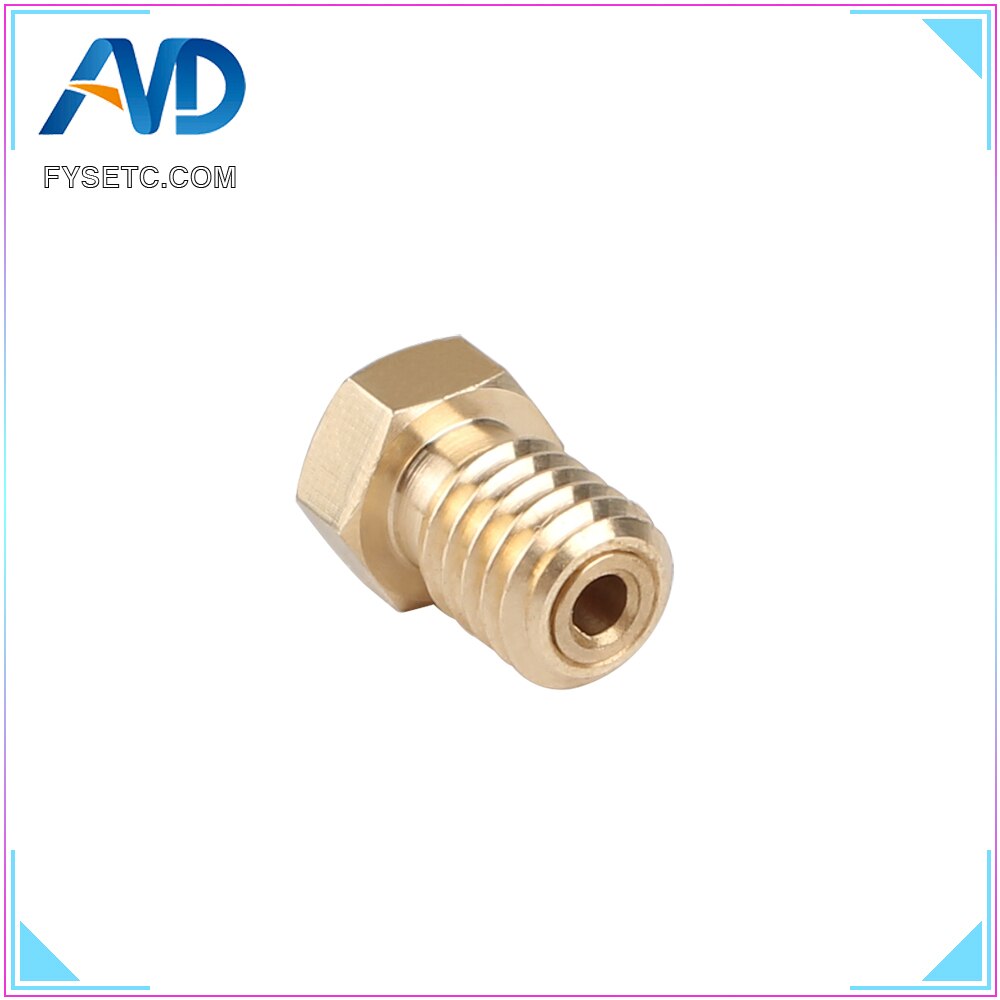 High Temperature E3D Ruby Nozzle V6 1.75mm Nozzles 0.4mm Compatible PETG ABS PET PEEK NYLON Ruby Nozzle For PRUSA I3 MK3/LulzBot